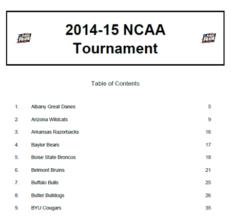 NCAA – The Basketball Playbook