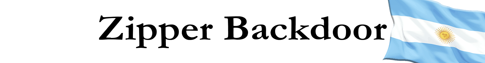 Argentina Zipper Backdoor