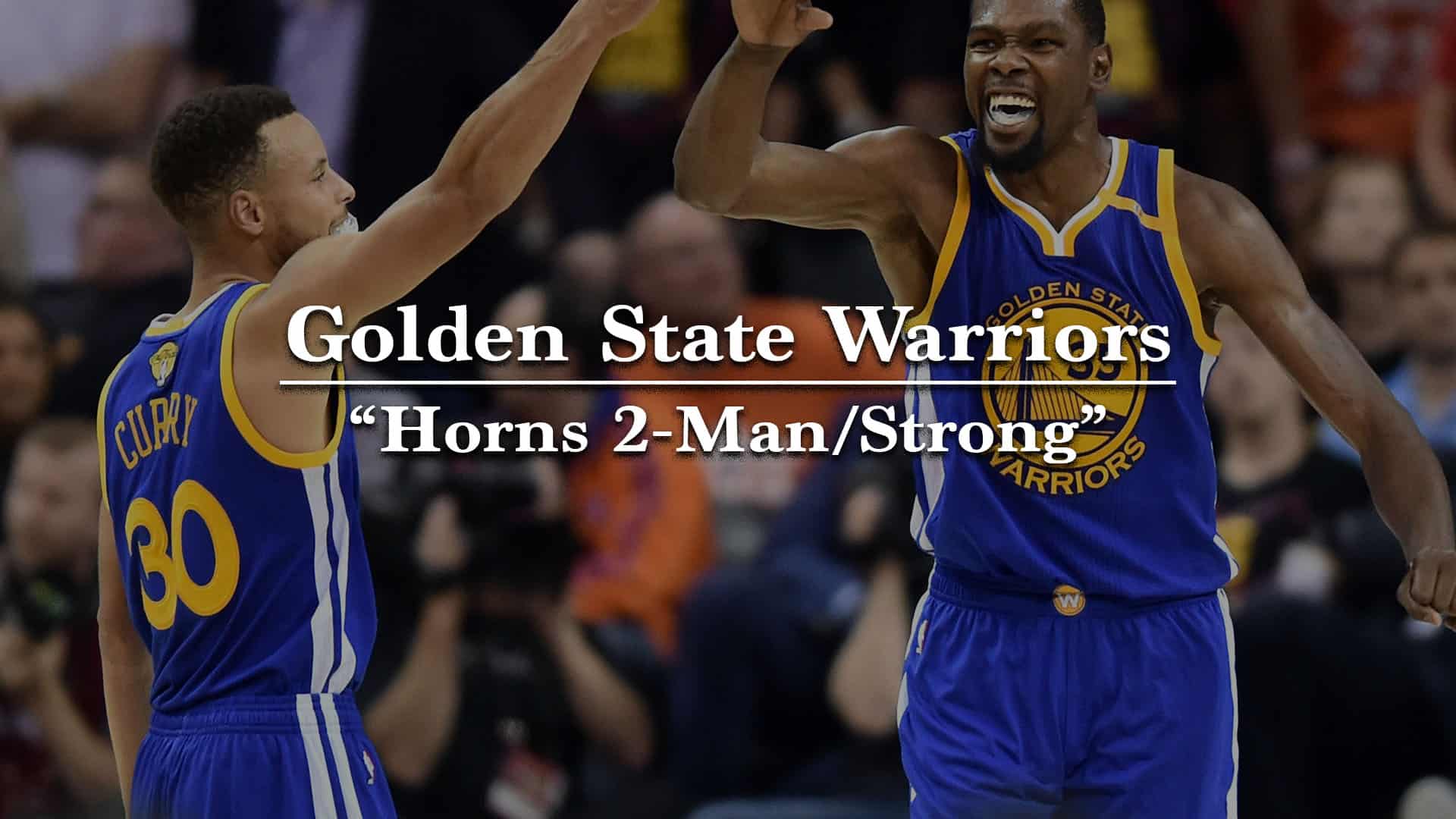 Golden State Warriors Horns 2-Man/Stagger