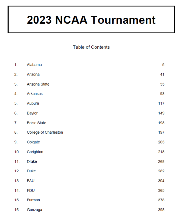 2023 NCAA Tournament Playbook - Image 4