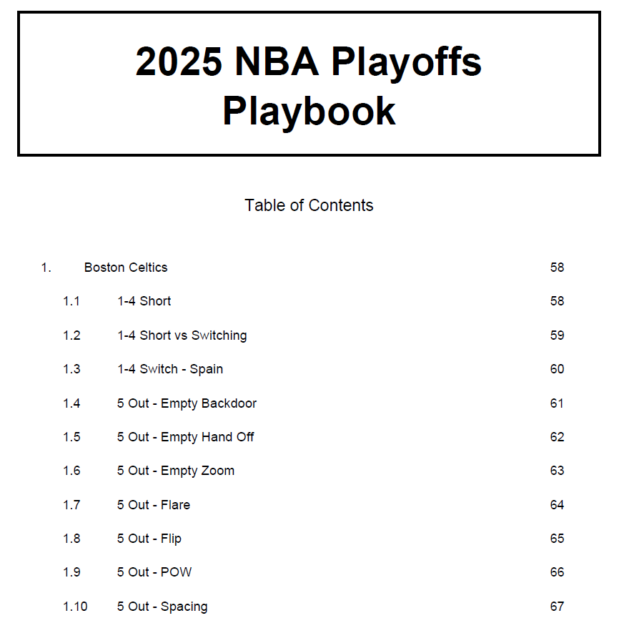 2025 NBA Playoffs Playbook - Image 3