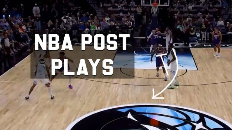 NBA Post Up Plays clinic cover